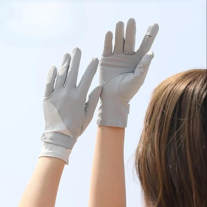 Sun Protection Gloves Hand Sun Protection and UV Protection Sleeves Women Ice Sleeves Outdoor Driving and Cycling Arm Protector