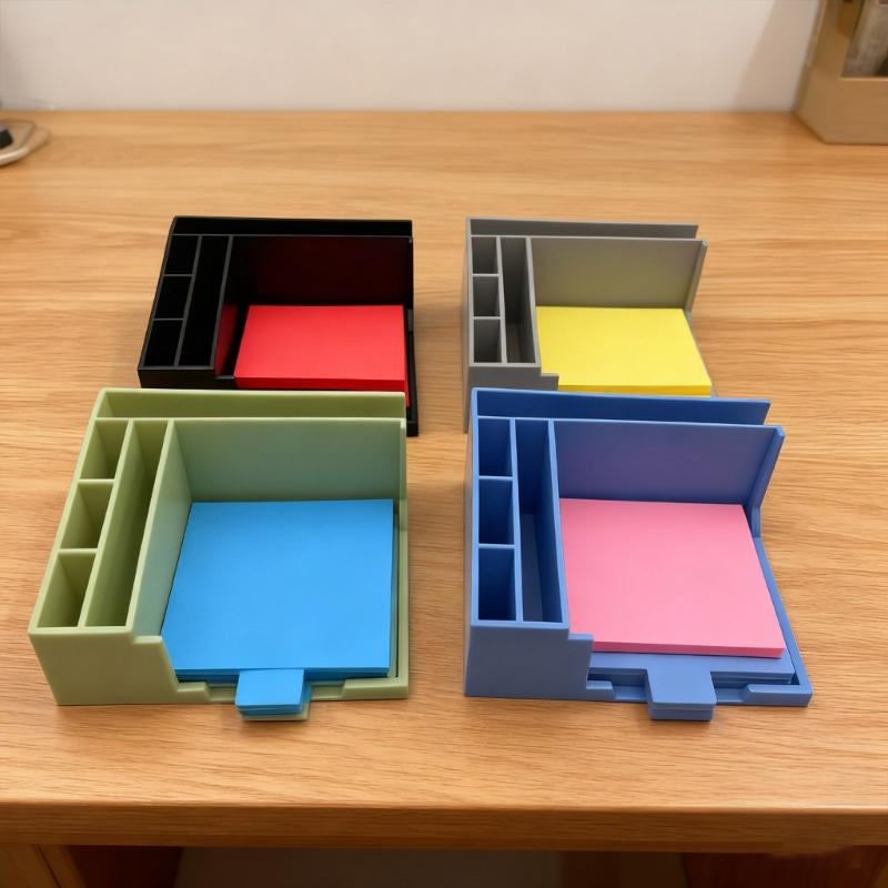 Portable Note Holder Box Efficient Space Management Home Office Use