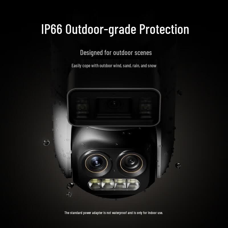 Telecamera di Sicurezza Smart da Esterno Xiaomi 4 Pro con Tripla Fotocamera (Versione NC)