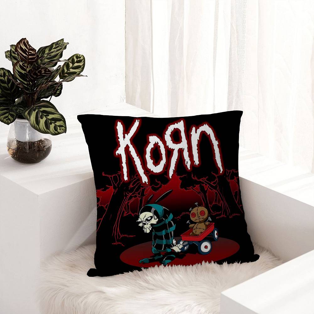 New Korn Cohen Band Personalized Pillow Dust Cover Bedroom Kids Party Decoration Pillowcase Birthday Children Gift