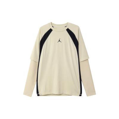 Pull Col Rond Respirant Sport Décontracté Manches Longues Pull Tricot Homme Hauts Kaki DV1285-206