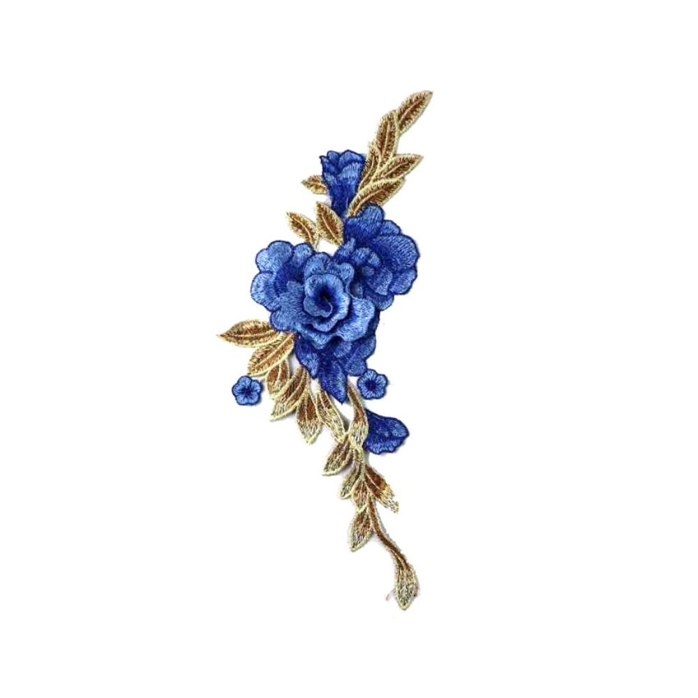 DIY Cheongsam 3D Flower Floral Rose Trimmings Sewing Peony Clothes Accessories Patch Applique Embroidery