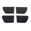 Glossy Piano Black Inner Door Handle Bowl Trim Sticker For Infiniti G25 G35 G37