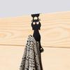 Porte-manteau - Chat - Métal - 21x9x8 Cm - Design Contemporain - Installation Suspendue