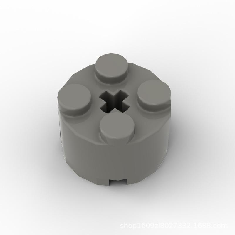 400 шт. Цветные круглые кубики 2*2 DIY Аксессуары для развития MOC Строительные блоки Креативные кубики Игрушка Для детей Совместимые частицы 6143