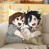 Anime cartoon Horimiya Cushion Cover Soft Durable Reversible Pillow Cover Home Car MultiScene Daily Comfort Pillowcase