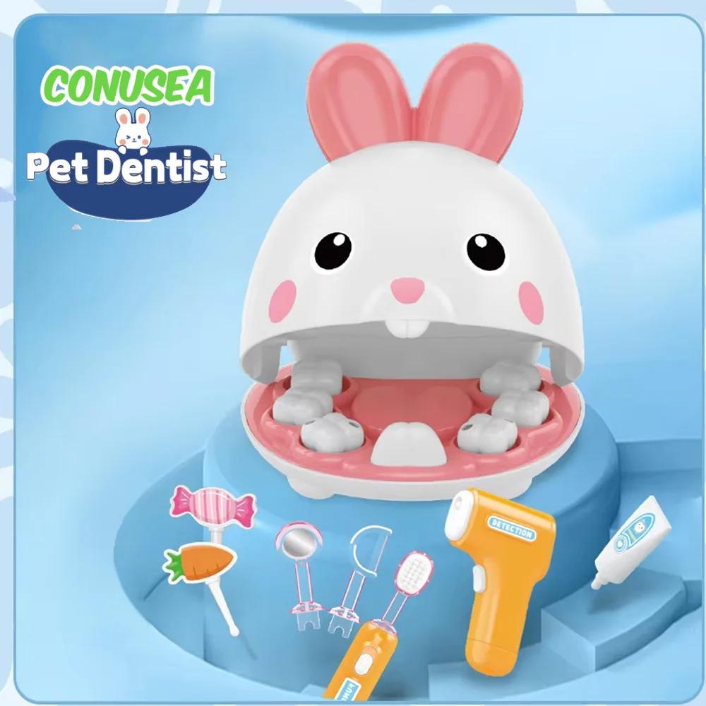 Dentist Hospital Play Role Play Toy Pet Doctor Set for Kids Children Dental Care House Play Set Medical Accessories for Girls