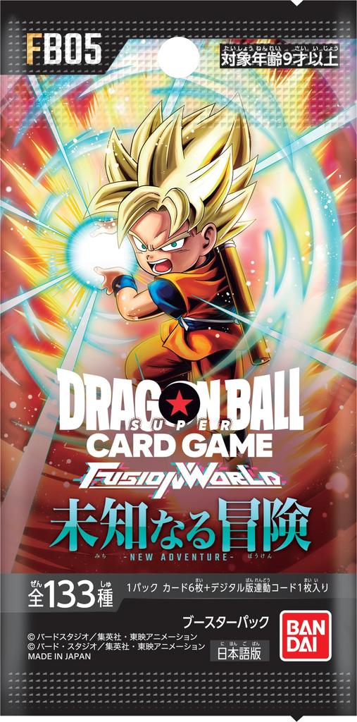 Bandai Dragon Ball Super Kartenspiel Fusion World Booster Pack Unbekanntes Abenteuer 24 Packs [FB05] (BOX)