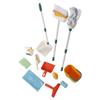Kids Cleaning Set Pretend Cleaning Cart Housekeeping Toys Kids Broom And Mop Set for Toddlers