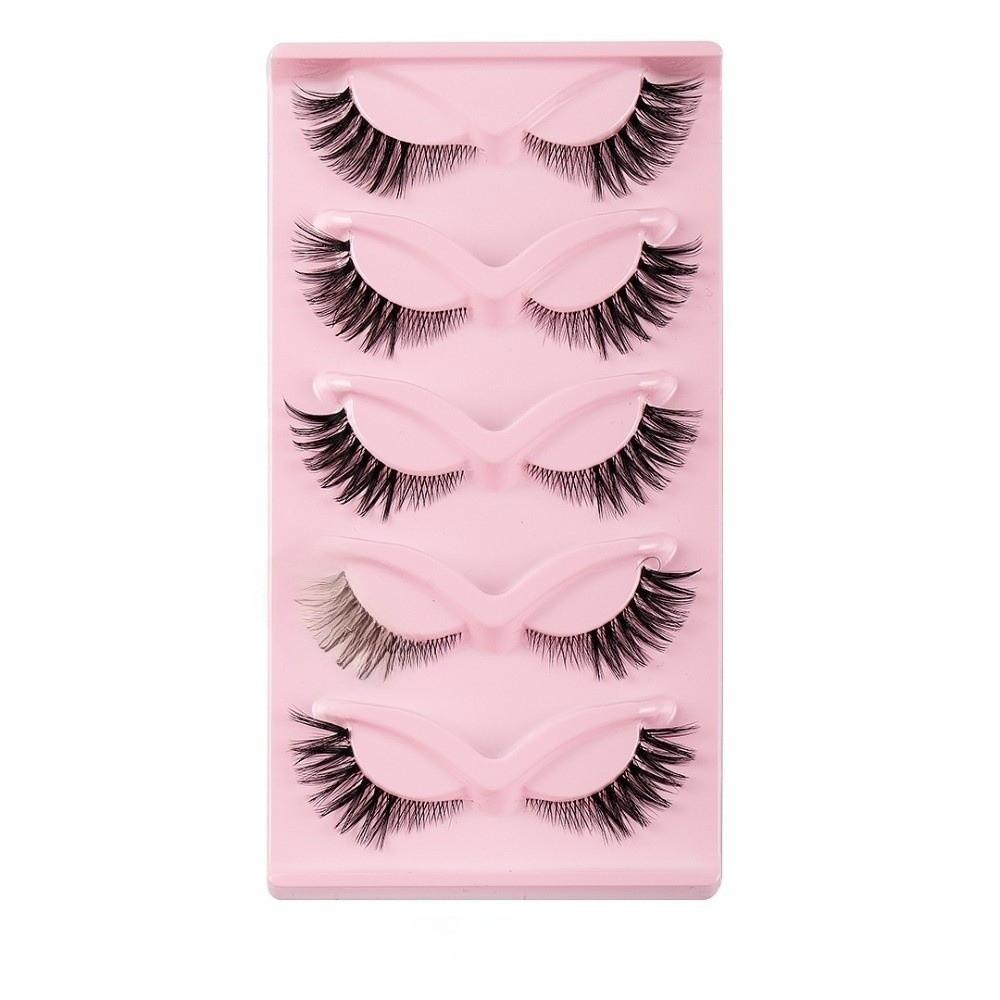 Winged End Cat Eye False Eyelashes Eye Elongated Faux Mink Lashes Fluffy Fake Lashes Cosplay