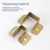 Durable Metal Bracket With Thickened Design For Bed Beam Support, Suitable For Fixing Industrial Hardware Accessories In Wooden