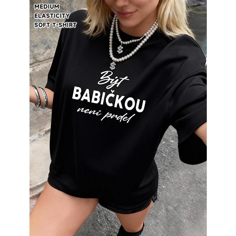 

This Y2K Style Women S Fashion Casual Short-Sleeve T-Shirt Features A Unique and Interesting Print, Blending Elegance with A Relaxed and Sexy Vibe. 4XL чорний