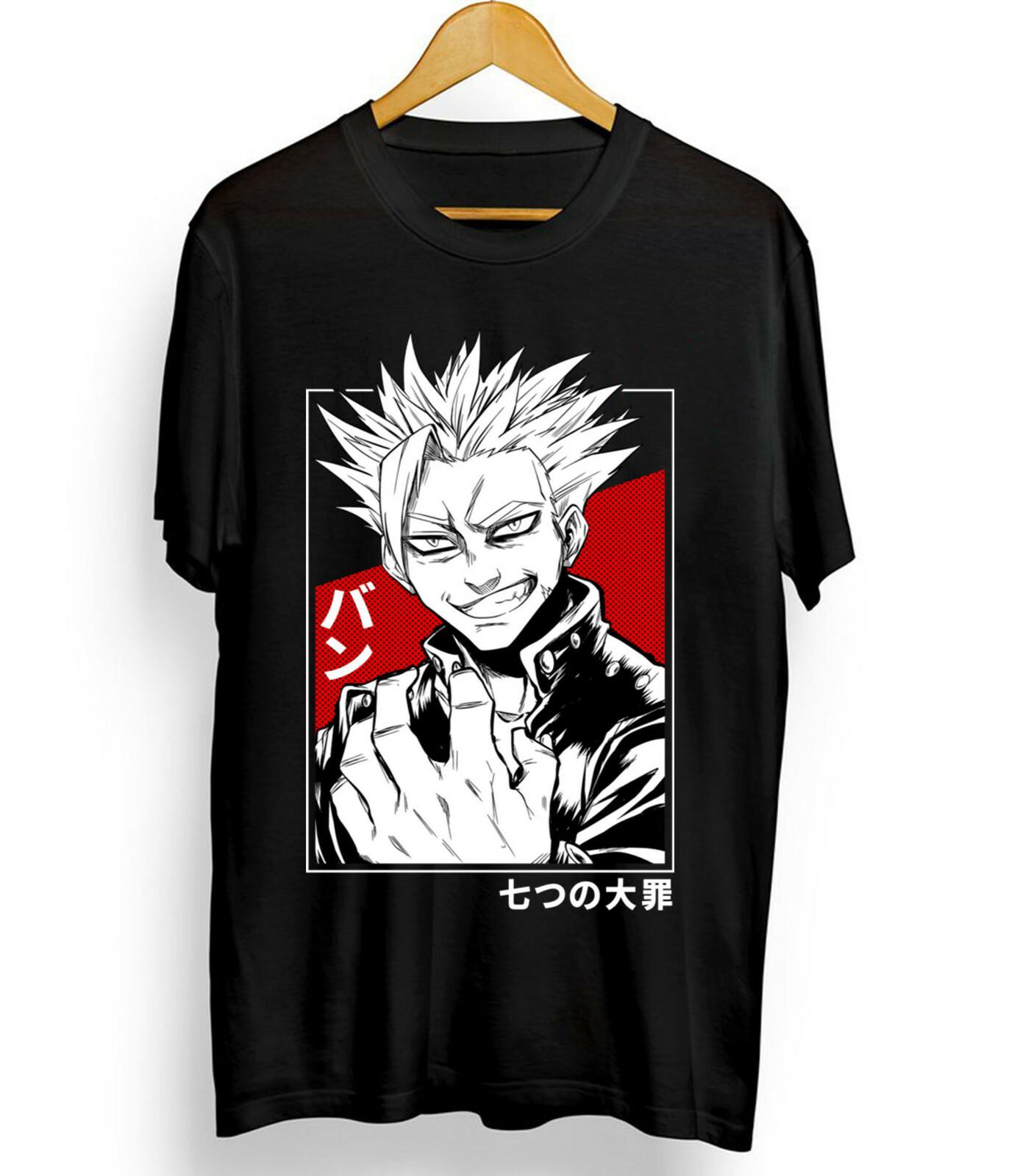 The Seven Deadly Sins Shirt,Nanatsu No Taizai Anime New T-shirt Unisex T-Shirt M