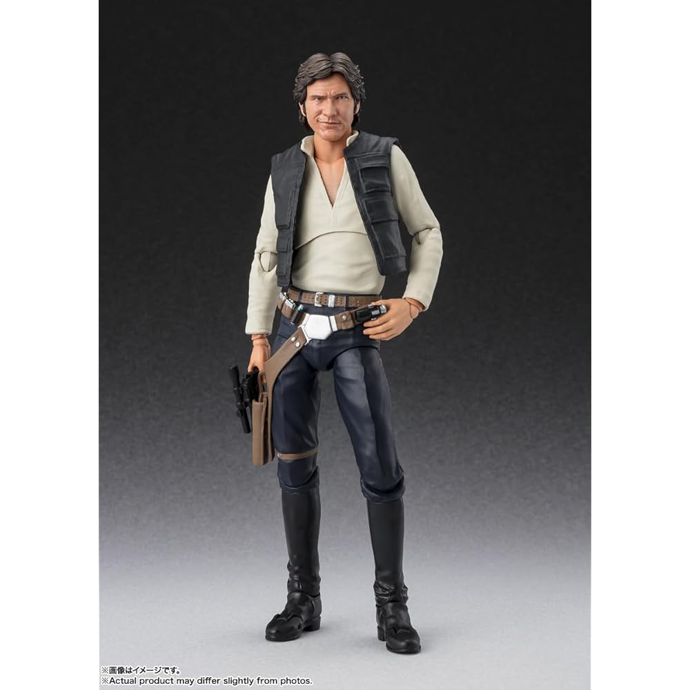 Bandai Spirits S.H. Figuarts Star Wars Episode 4 Han Solo Classic Version 150mm PVC ABS Action Figure