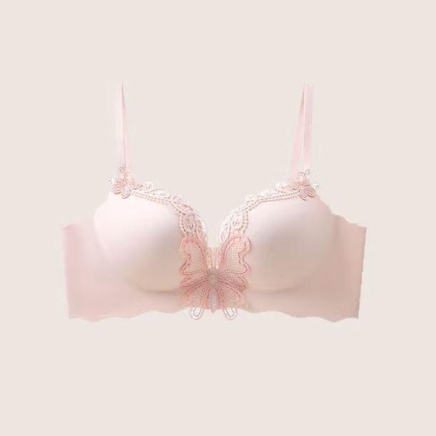 Seamless Underwire-Free Push-Up Bra for Women - Beautiful Back Support, Adjustable Shapewear, Uplift for Small Chest