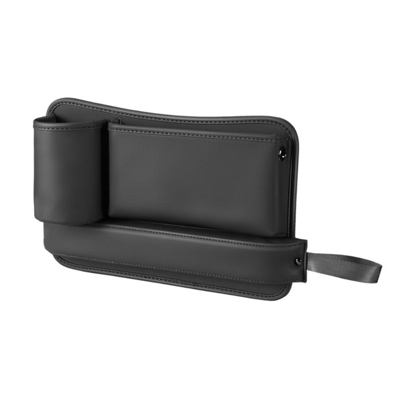 Car Seat Gaps Organizers, PU Leather Car Seat Gaps Filler Organizers Universal Adjustable Gaps Filler for Phone Cups
