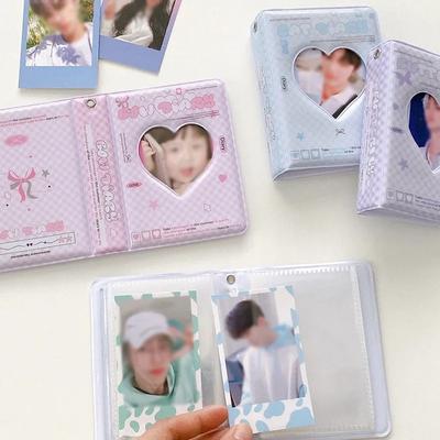 1PC Mini 3 Inch Game Card Star Card Organizer Book Loose-leaf Photo Card Holder Photo Organizer Book