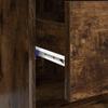 Desk Smoked Oak Finish 90 x 49 x 75 cm Engineered Wood
