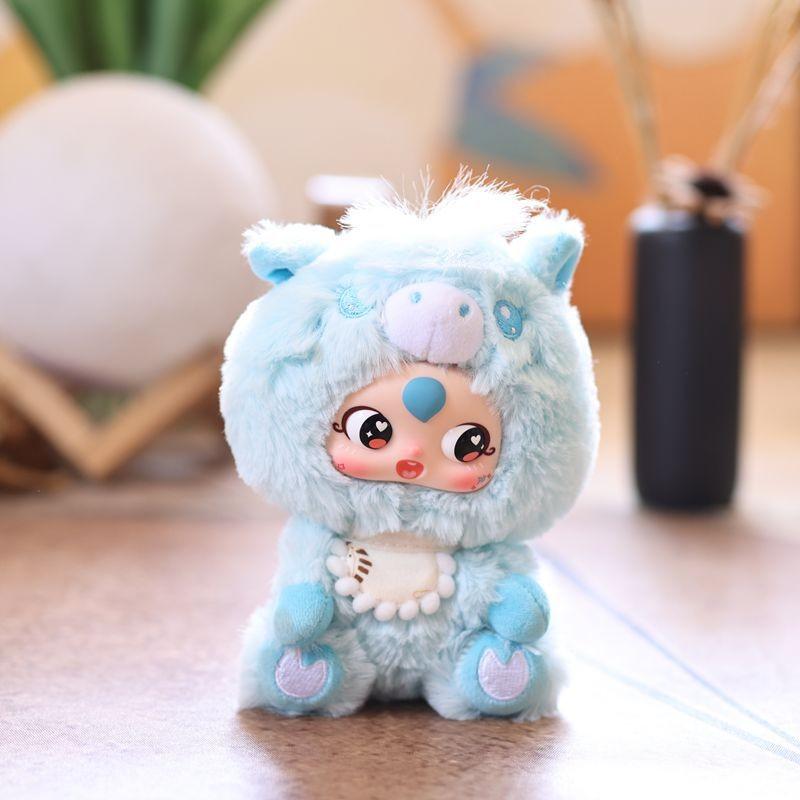 Cute Pony Plush Toy With Pp Cotton Filling For Bag Decoration And Gift