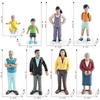 Simulated Family Member Character Model Grandpa Grandma Dad Mom Doll Parent-Child Relationship Static Ornament