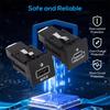 Dual Fast Car Charger PD & QC3.0 for VW Golf 6 MK6 Jetta 5 MK5 Scirocco 2006-2012 – USB Auto Phone Charging Adapter with Button