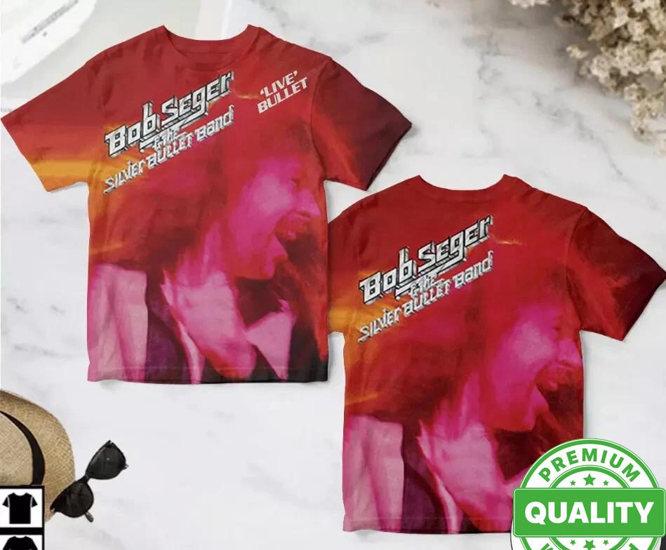 Bob Seger And The Silver Bullet Band AOP 3D T Shirt Unisex S-5XL E1598 S