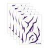 Baizihuahu 5 Sheets Temporary Tattoo Stickers, Skin-Friendly Demon Energy Pattern Tattoos, Hypoallergenic Non-Irritating Stickers for Kids Adults