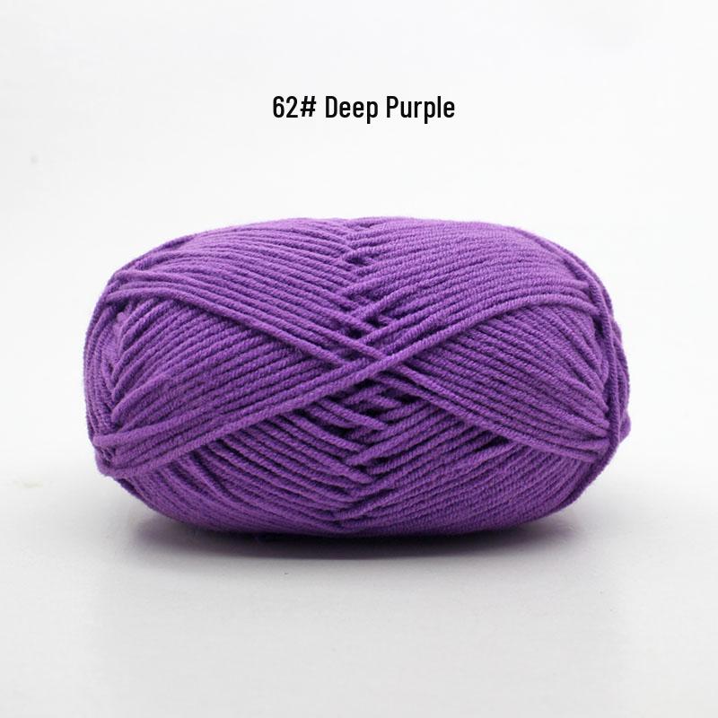 Medium Thick Handmade Cotton Baby Yarn for Knitting, Crochet, and DIY Projects