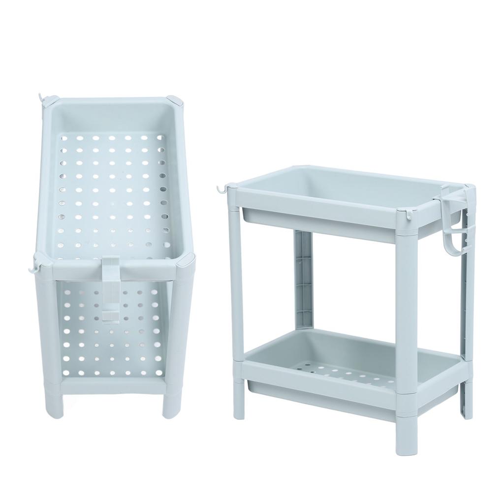 Bathroom Floor Storage Shelf Bathroom Storage Open Shelf Unit Freestanding Corner Rack Shelves Storage Rack Nordic Blue