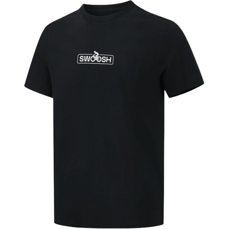 

New Nike Swoosh SS25 T Shirt Men s Black HJ0731-010 M