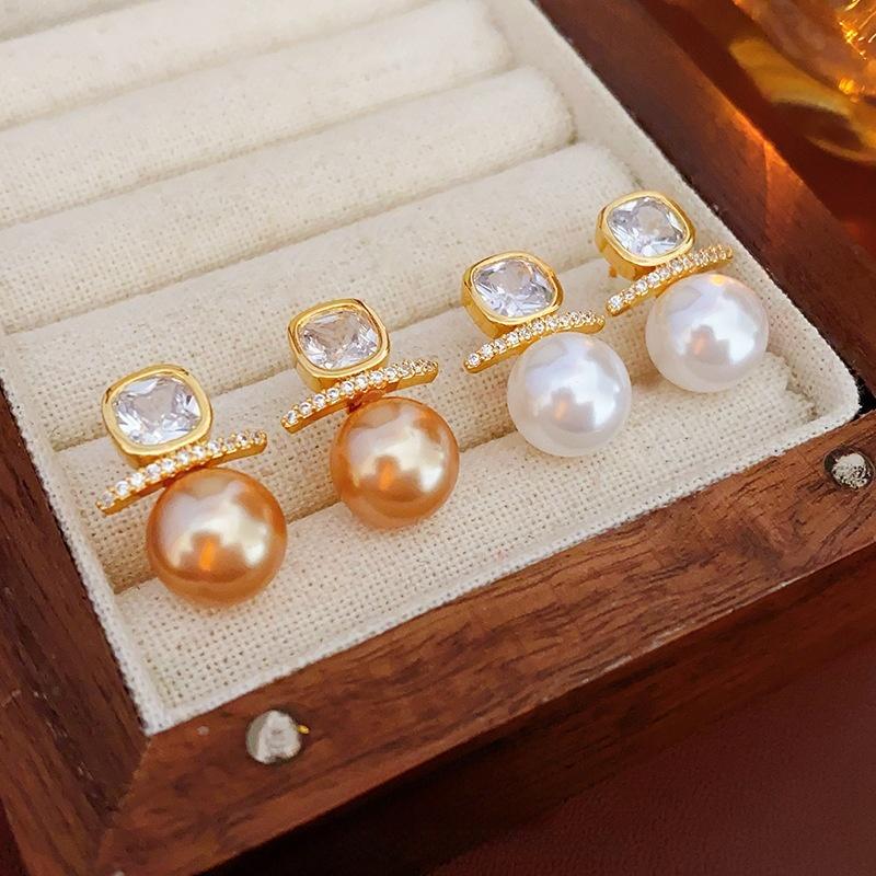 

квадратные серьги элегантные серьги золотой