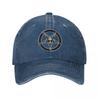 Casquettes de Baseball Unisexes Pentagramme de Baphomet Pentagramme Occulte Crâne de Bouc Chapeaux Lavés Usés Casquette Chapeau Snapback d'Été Vintage