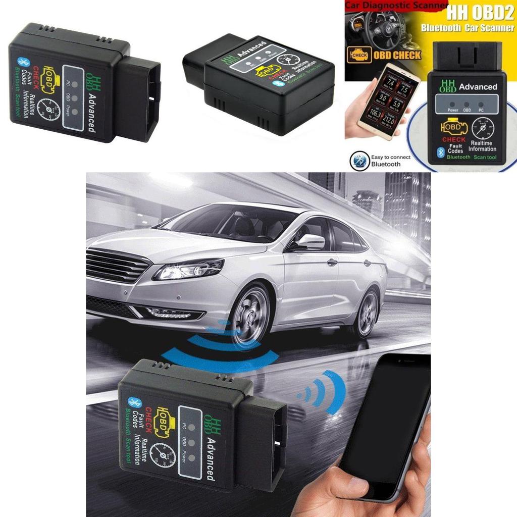 Pokročilý Bluetooth V1.5 OBD2 rozhraní skener Elm327 diagnostický nástroj pro Fiat