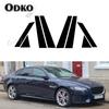 Possbay Car Pillar Posts Door Window Trim Cover Kits  for Jaguar XF X260 XE X760 2015 2016- BC Column Sticker