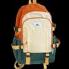 New contrasting color casual backpack large capacity personalized campus style junior high school student backpack