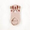 Cartoon Fuzzy Slipper Socks Non-Slip Floor Socks Cozy Ankle Socks  For Women