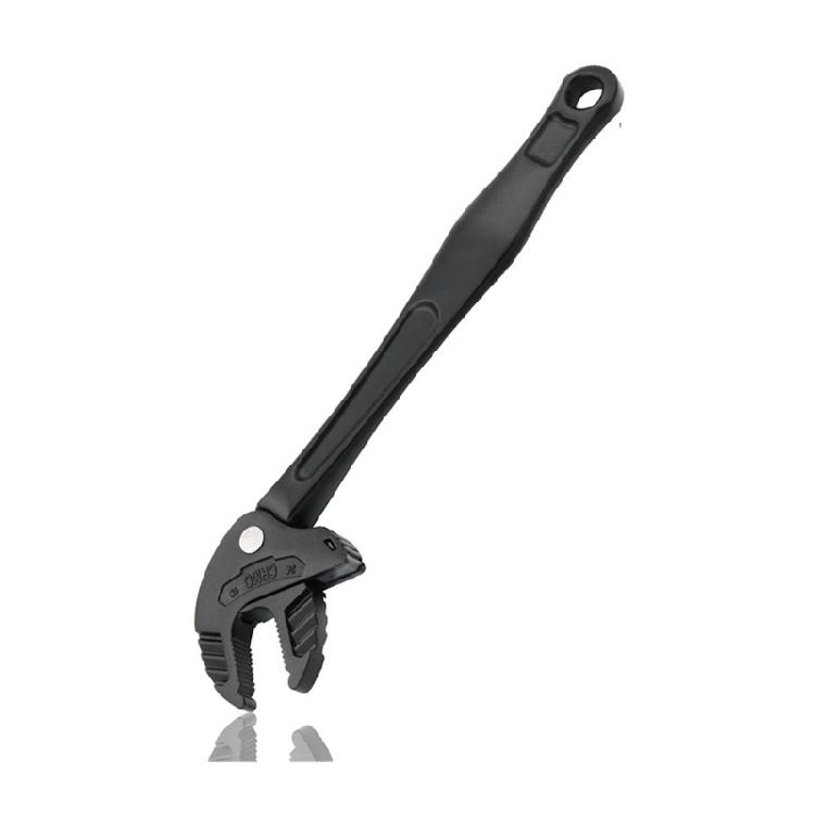 Industrial Claw Wrench Adjusting Ratchet with Wide Jaw for Automotive Piping Manufacturing Ergonomic Accessories