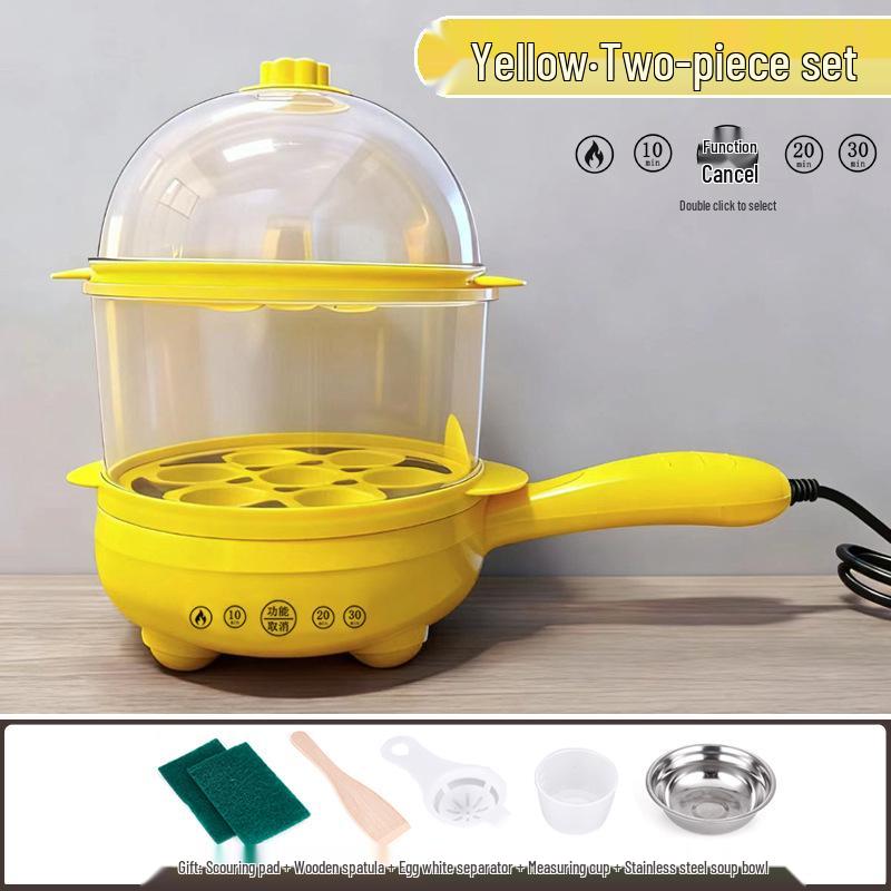 Canxiang Non-Stick Electric Frying Pan: Poached Eggs, Dumplings, Pot Stickers & Breakfast Cooker