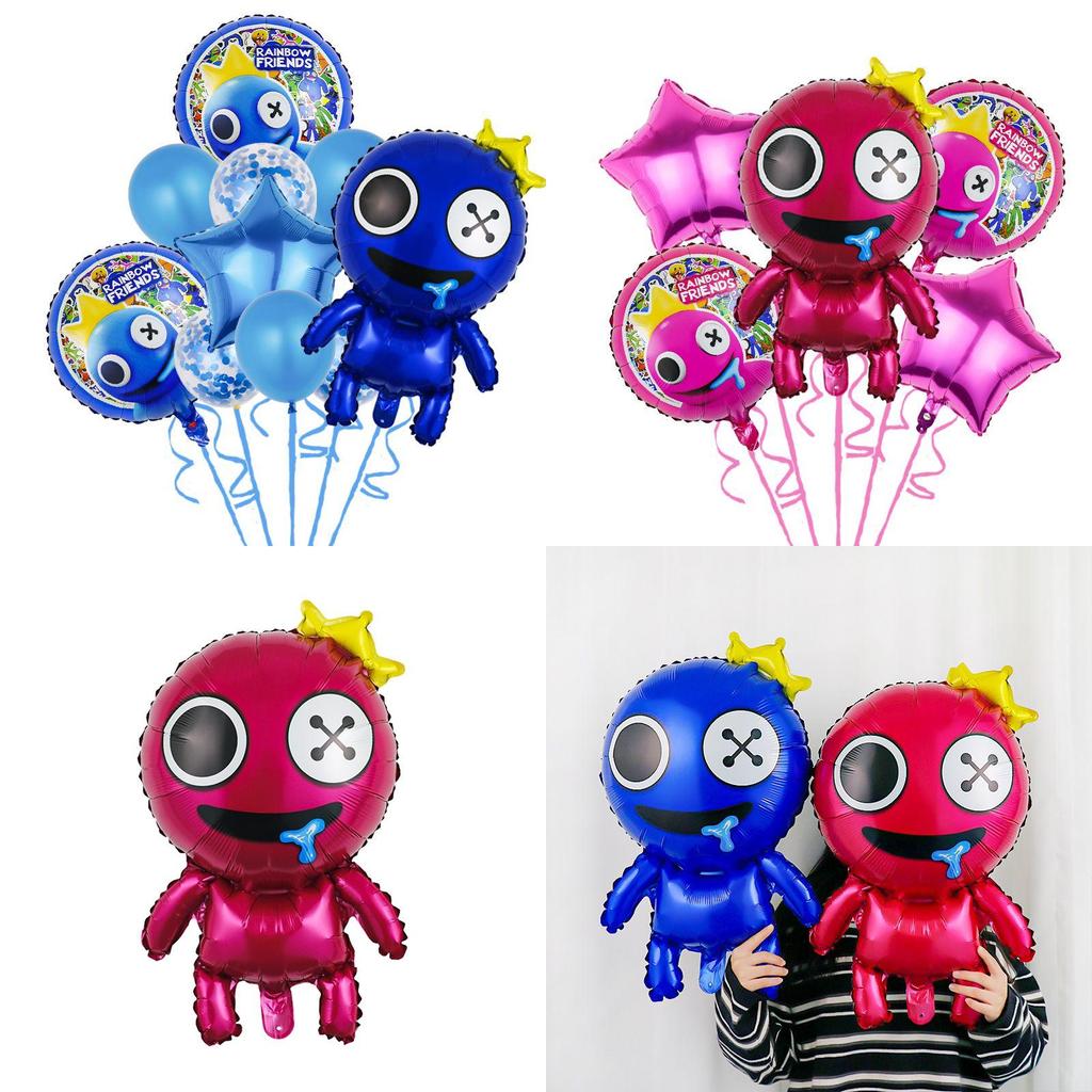 Roblox Rainbow Friends Reusable Ballons Xmas Birthday Party Prop Home Decorations