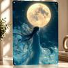 Moonlit Fantasy Metal Poster Perfect Gift for Fans Lovers Personalized Wall Art Metal Sign for Home Decorations Bar Accessories