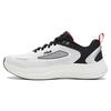 Nuvole Evo Lightweight Comfortable Fabric Low-Top Running Shoes Men Sneakers Black White A12M331112FBB