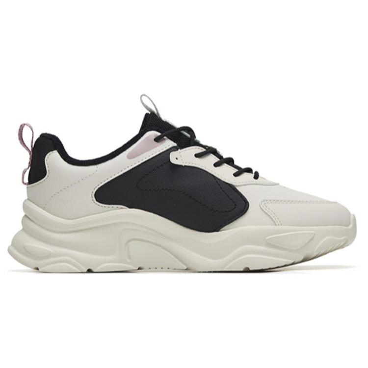 Anta Little Millennium 2.0 Leather Abrasion Resistant Thermal Low top Sports Casual Shoes Women's White Green 122248891-8