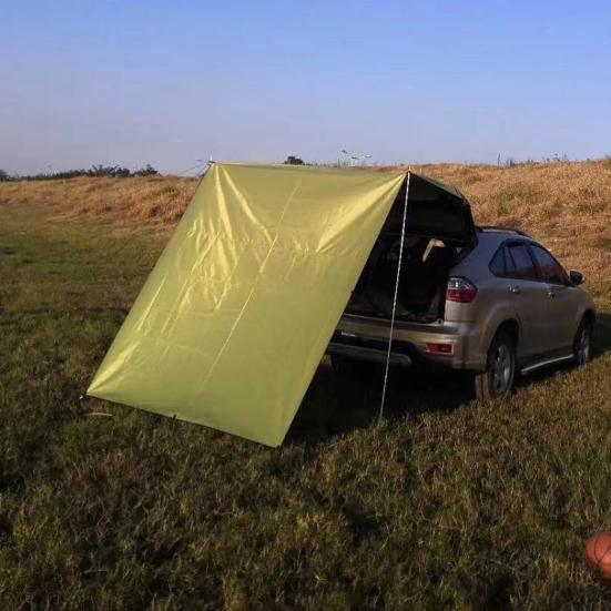 Copertina pentru mașină Pânză Oxford impermeabilă 5-8 persoane Prelată pentru camping în aer liber SUV Camion Copertina hayon RV Acoș vehicul Parasolar Hatchback Cort pentru mașină