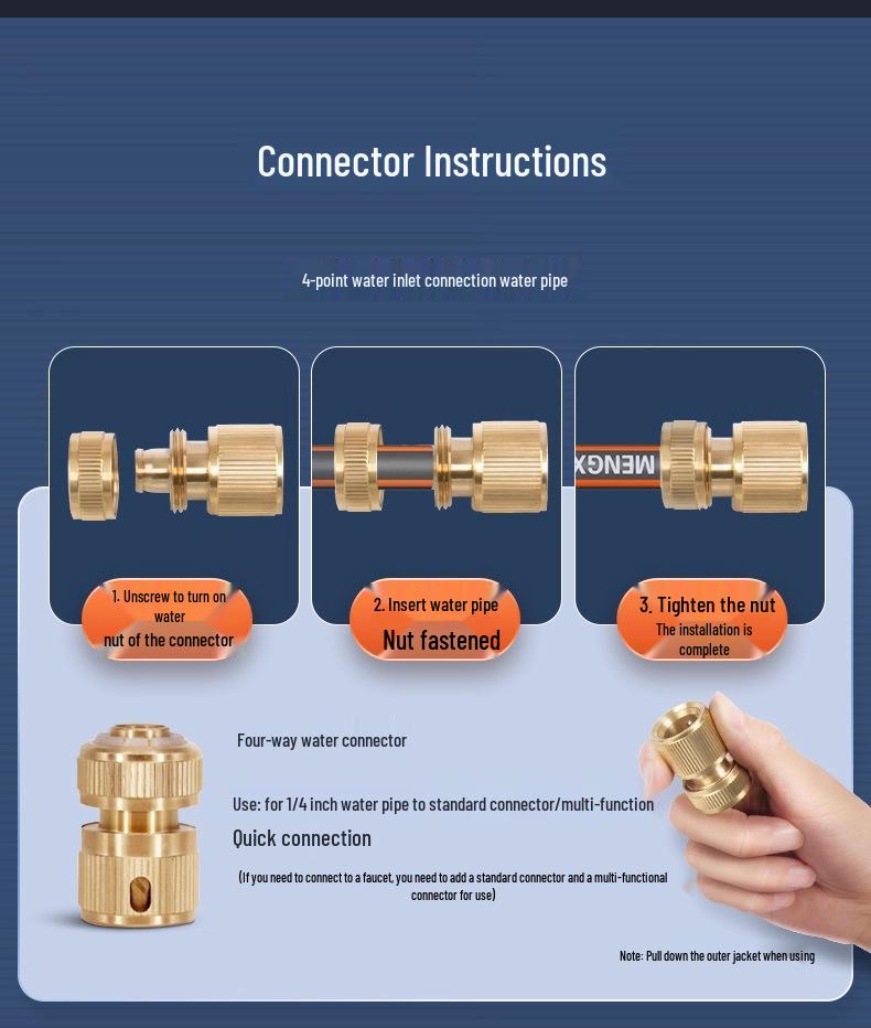 High-Pressure Metal Hose Reel for Car Wash & Garden Watering