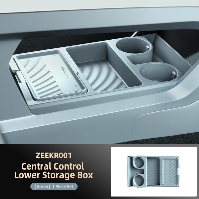 Suitable for Zeekr 001 Center Control Under Storage Box Armrest Box Storage Box Storage Box Car Supplies Modified Accessories