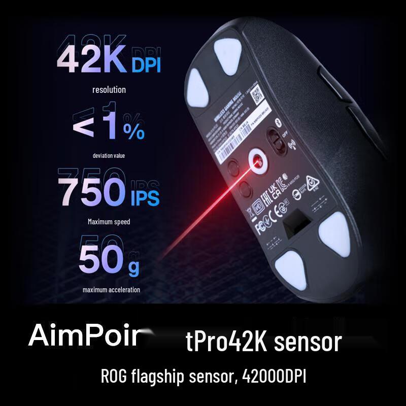 ROG Keris II RGB Wireless Tri-Mode Gaming Mouse