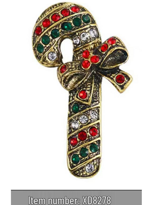 Broche Arbre de Noël Père Noël - Épinglette Bijou Rétro en Alliage pour Vêtements, Chaussures et Chapeaux