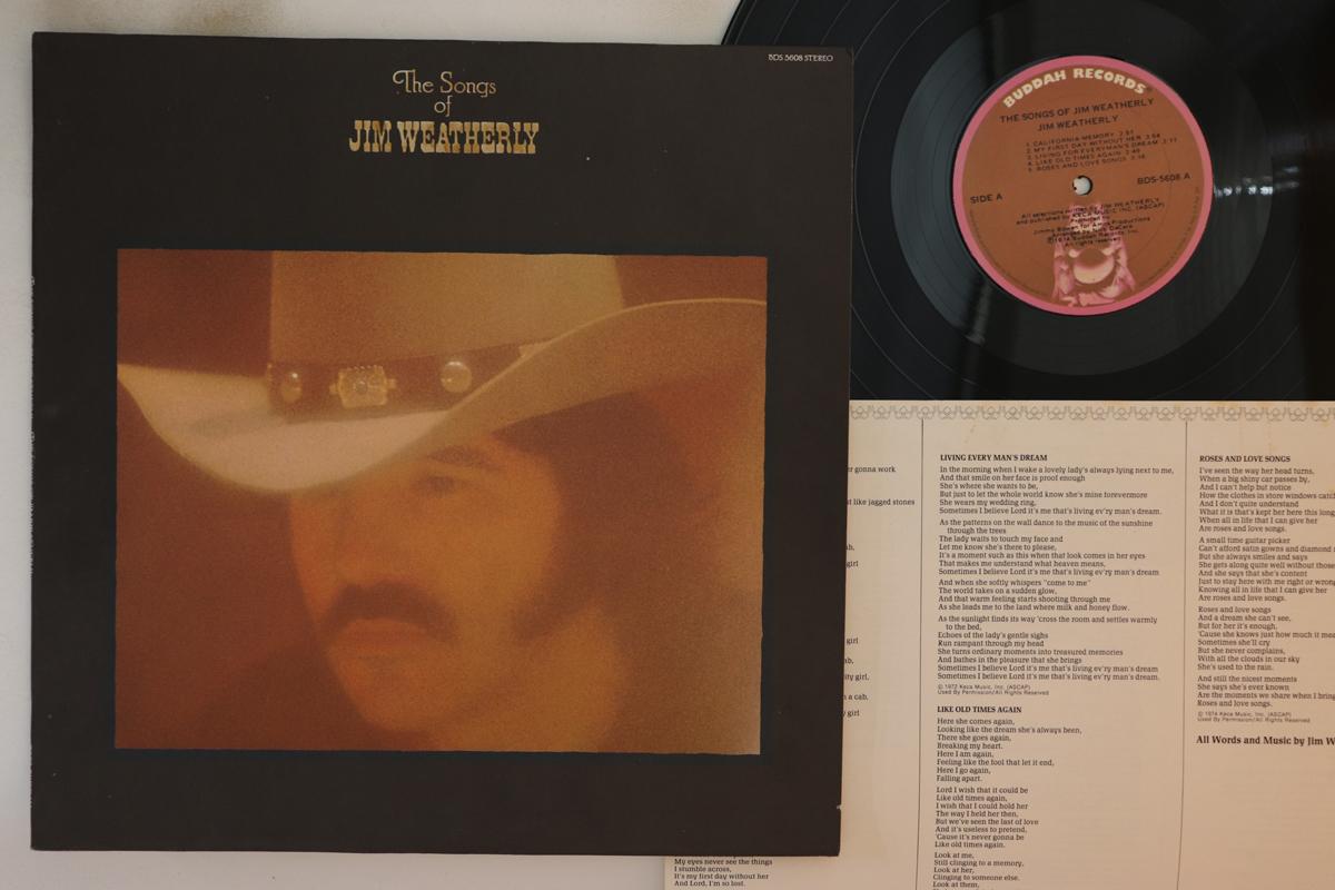 

Виниловая пластинка JIM WEATHERLY The Songs Of Jim Weatherly BDS5608 Buddah Records 1974 США Кантри/Фолк Б/у