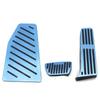 3pcs Car Accelerator Brake Footrest Pad Antislip Pedal Plate Set Aluminum Alloy Replacement for RAV4 XA50 2019‑2021