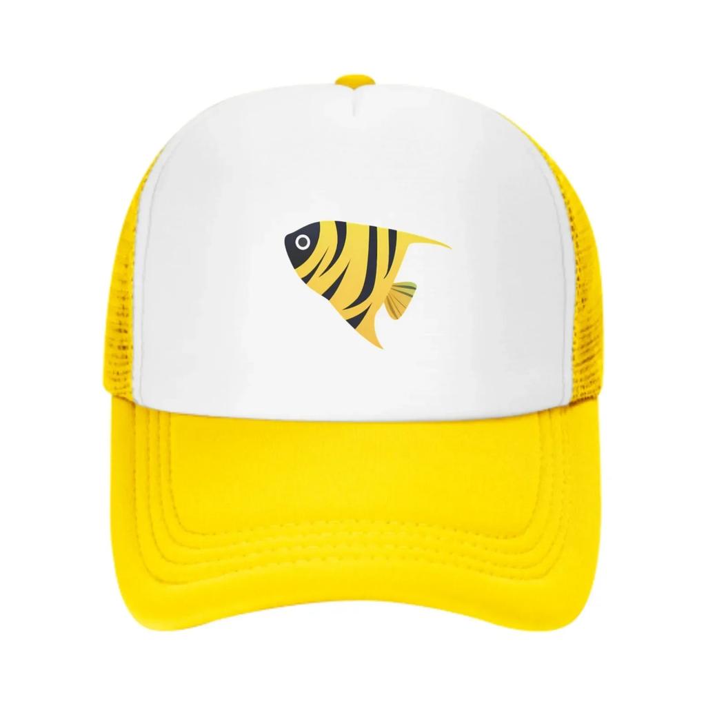 Tropical Fish Baseball Caps Fashion Trucker Hat Unisex Mesh Caps for Women Unisex Outdoor Leisure Travel Neutral Sunshade